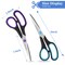 Scissors Set of 6-Pack, 8" Scissors All Purpose Comfort-Grip Handles Sharp Scissors for Office Home School Craft Sewing Fabric Supplies, High/Middle School Student Teacher Scissor, Right/Left Hand
